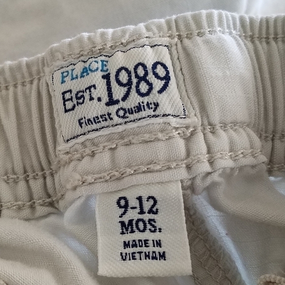 1989 Place Pants Adjustsble Shorts 9-12m - Picture 7 of 7